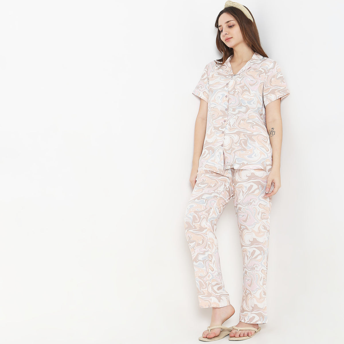 Regular Fit Printed Sleepwear Sets