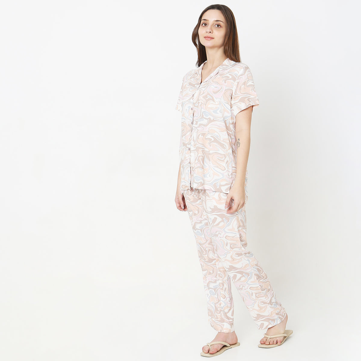 Regular Fit Printed Sleepwear Sets