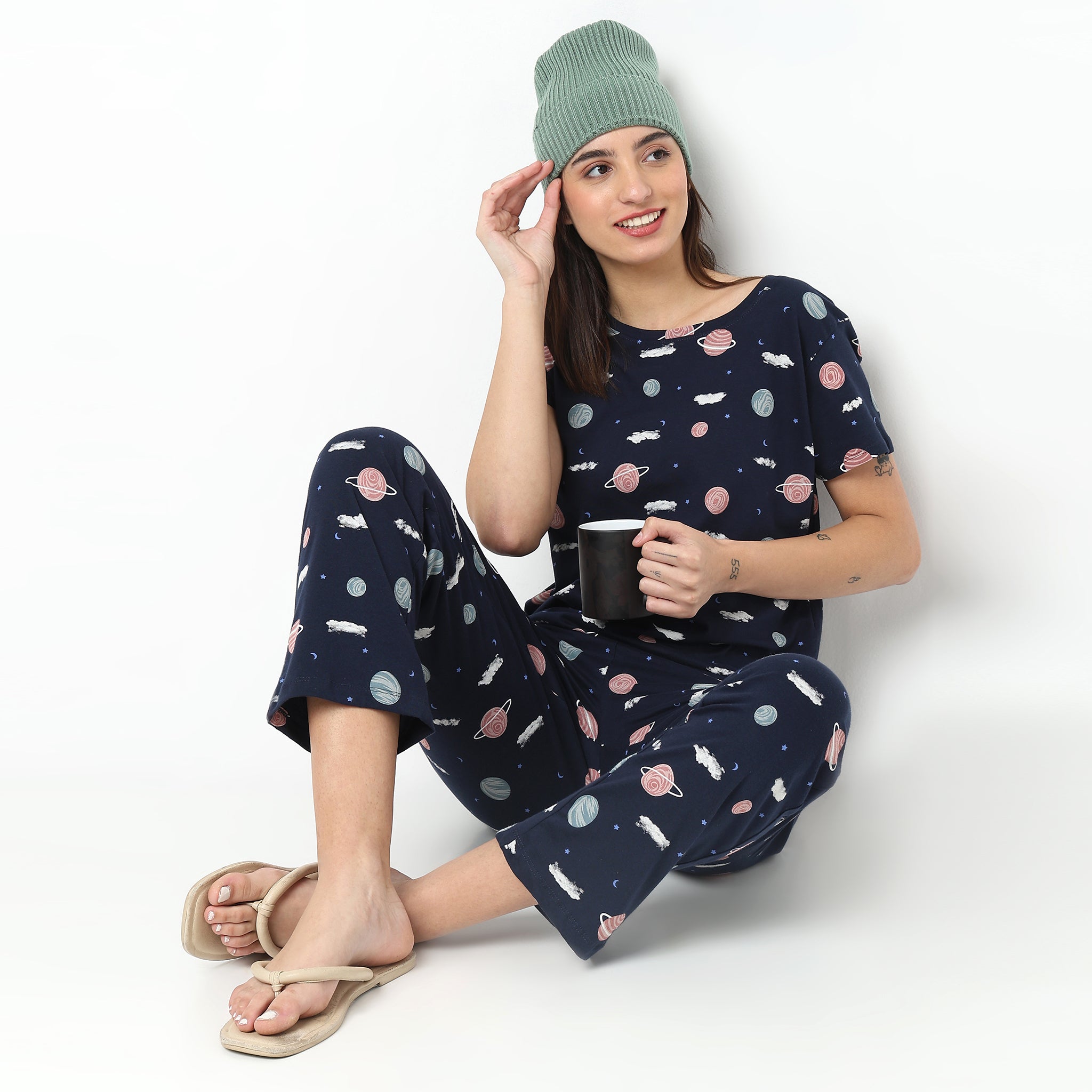 Regular Fit Heart Top