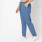 Regular Fit Solid Mid Rise Trousers
