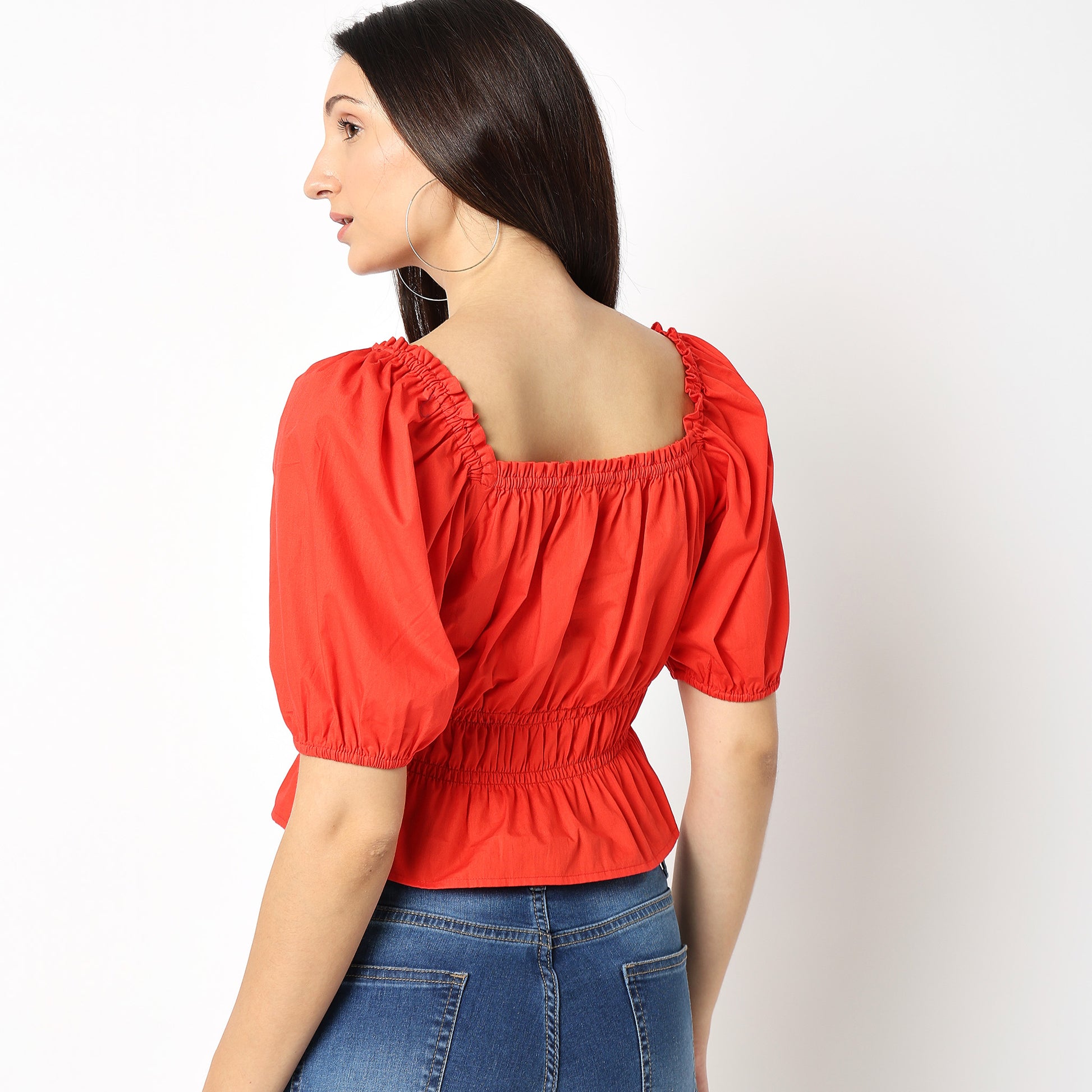 Regular Fit Solid Top