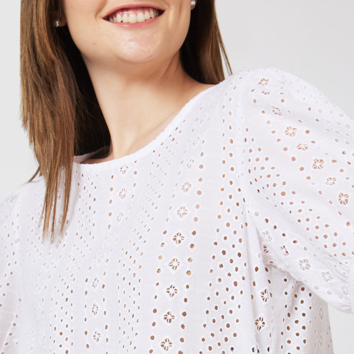 Women Wearing Regular Fit Printed Top