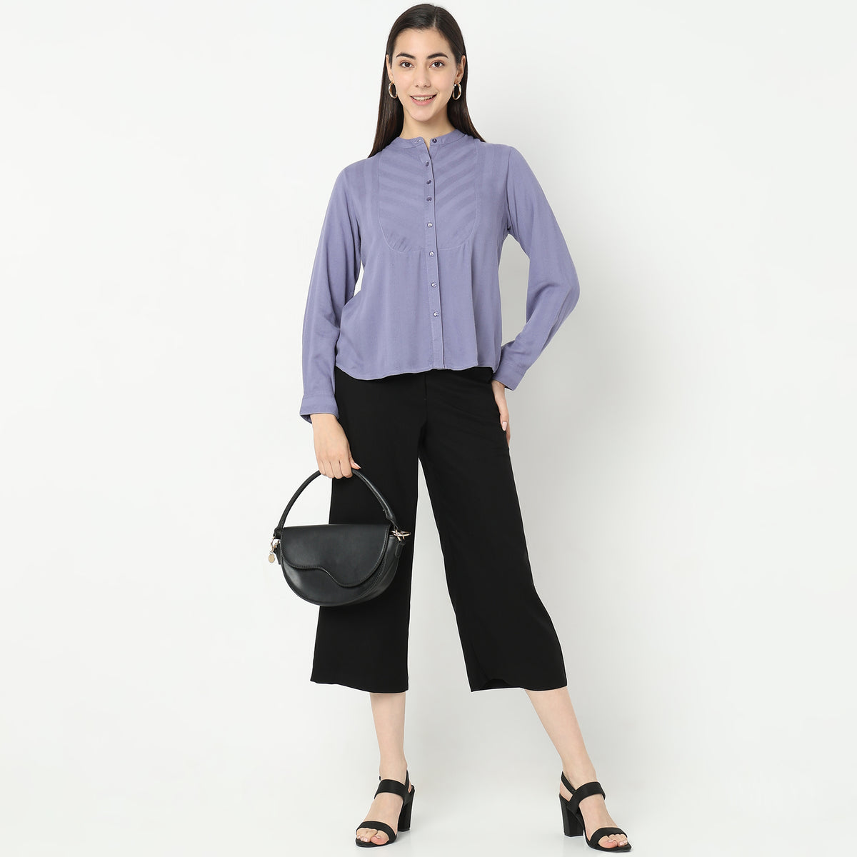 Regular Fit Solid Top