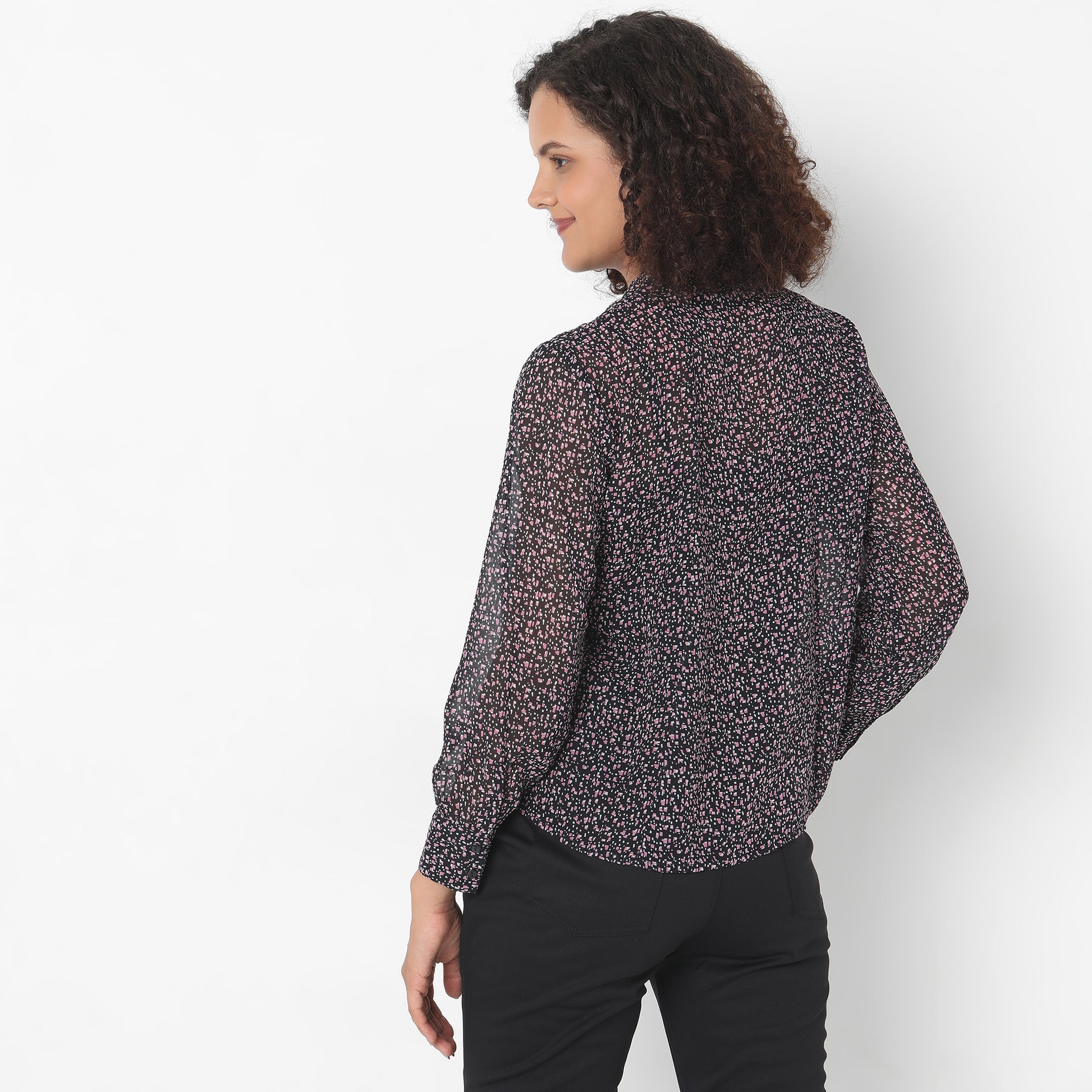 Regular Fit Printed Top