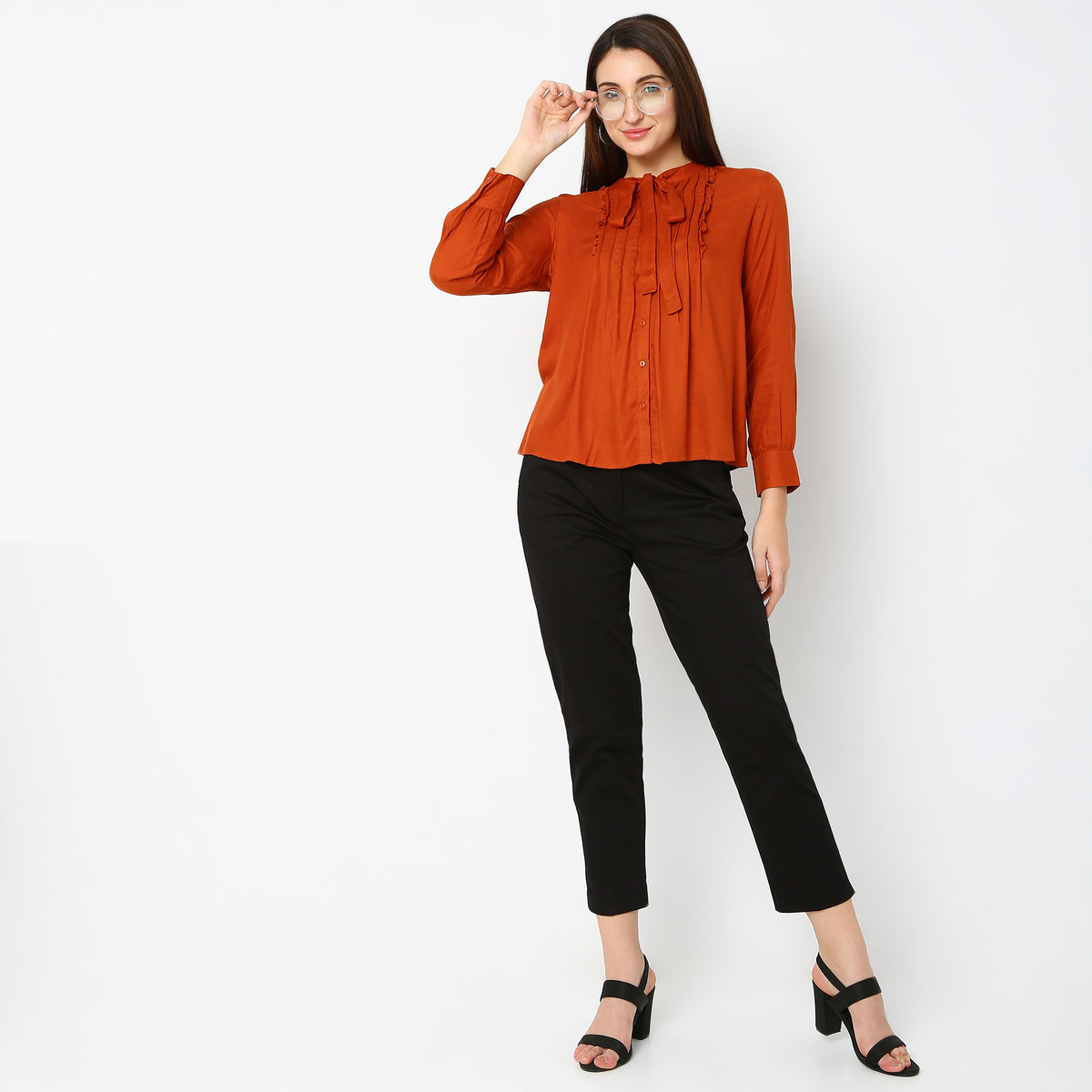 Regular Fit Solid Top