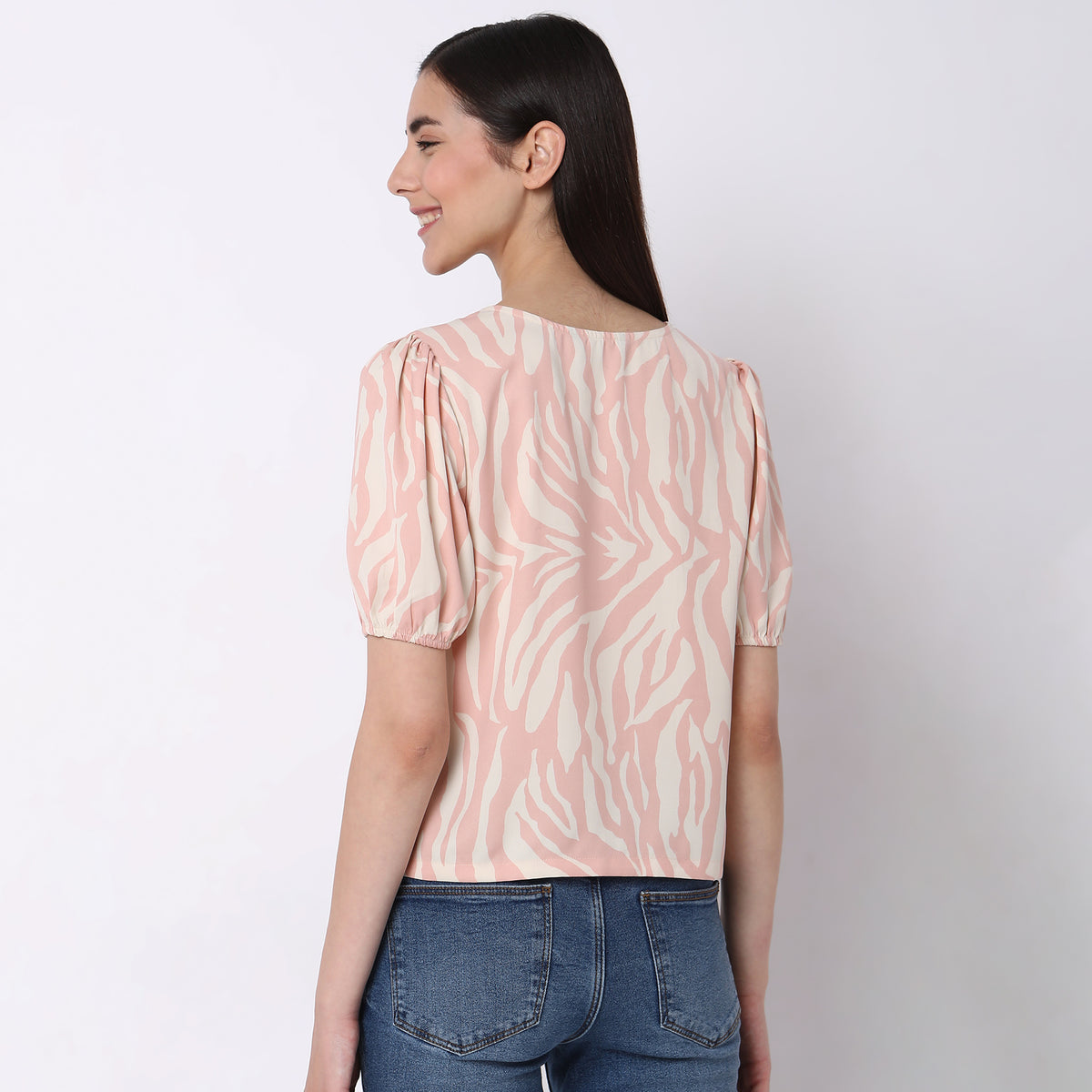 Regular Fit Printed Top