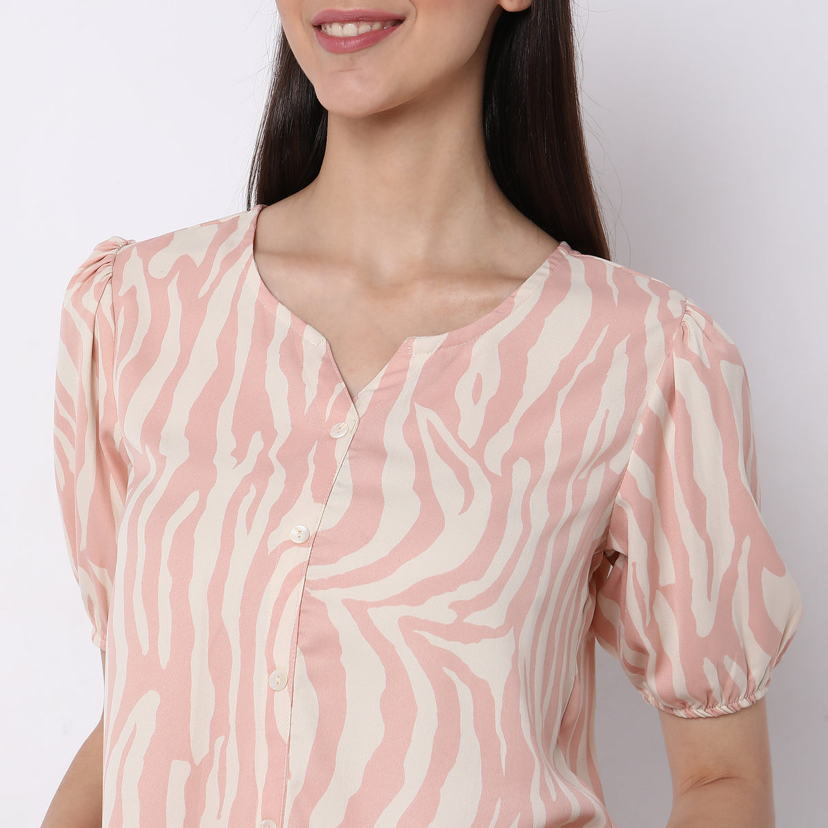 Regular Fit Printed Top