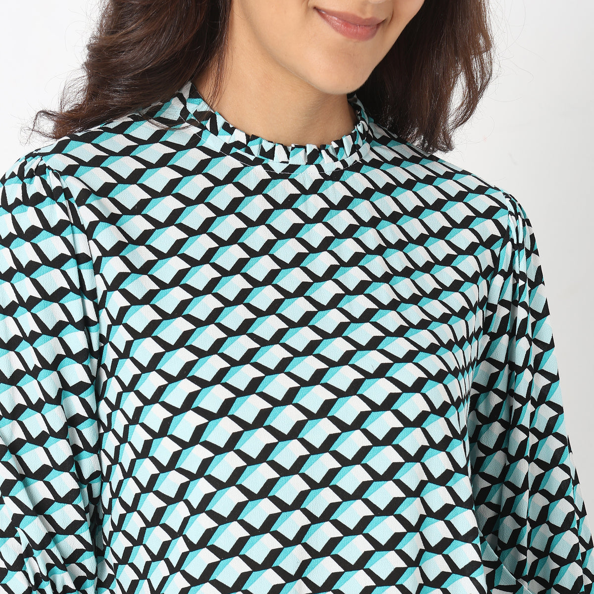 Regular Fit Printed Top