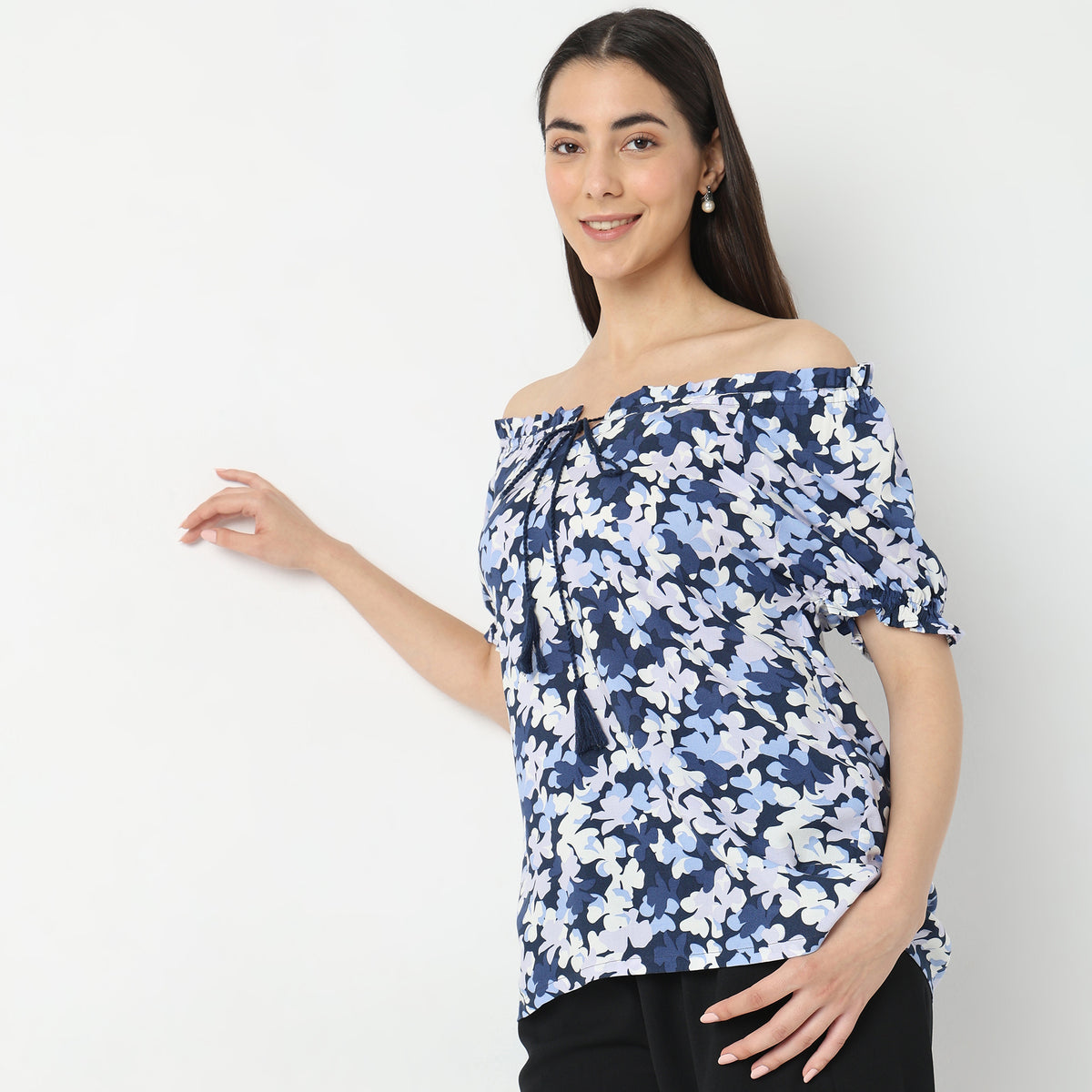 Regular Fit Floral Top