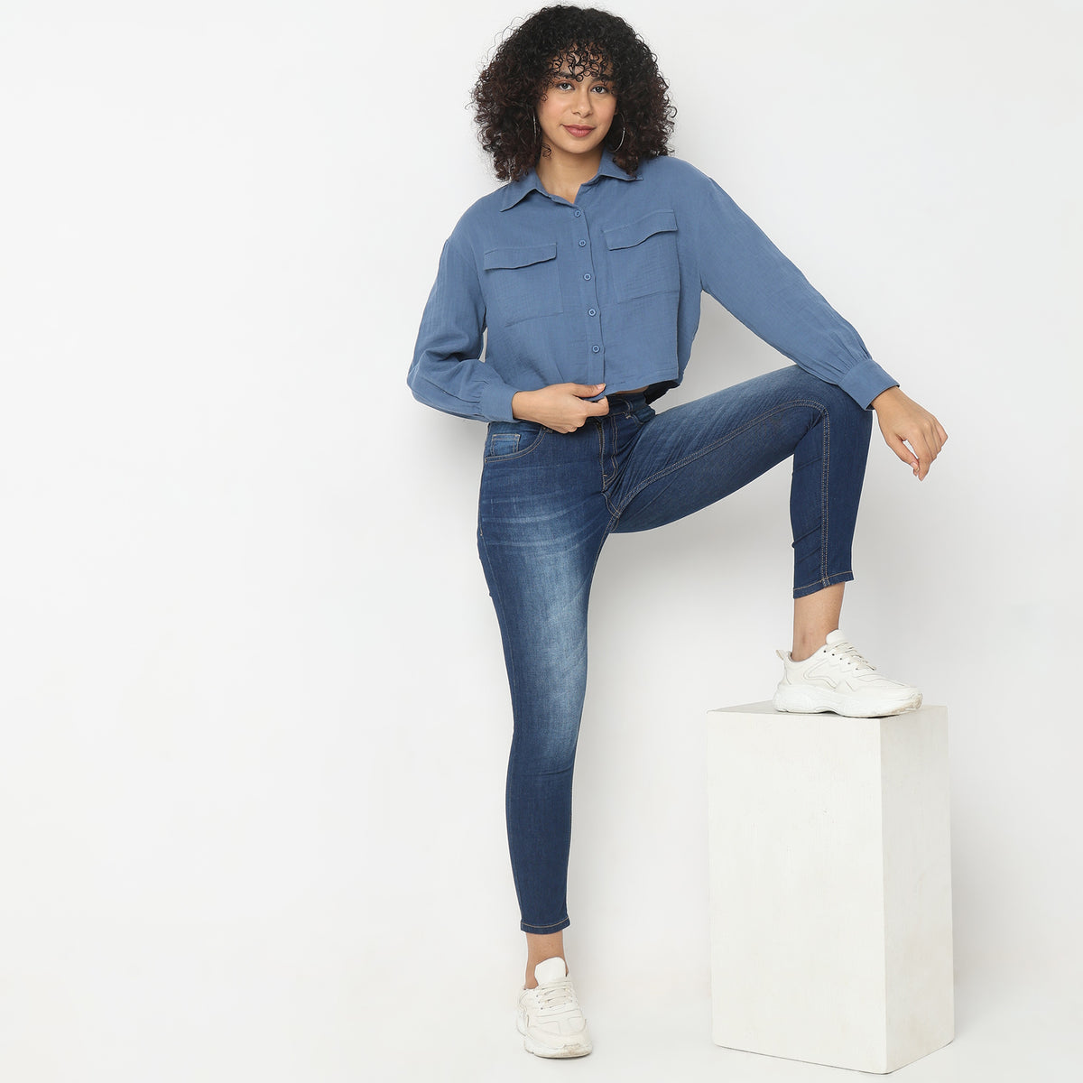 Boxy Fit Solid Top