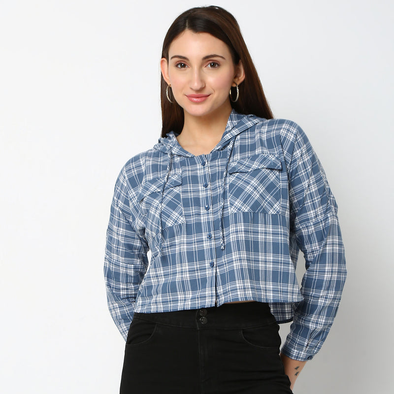 Regular Fit Checkered Shirt