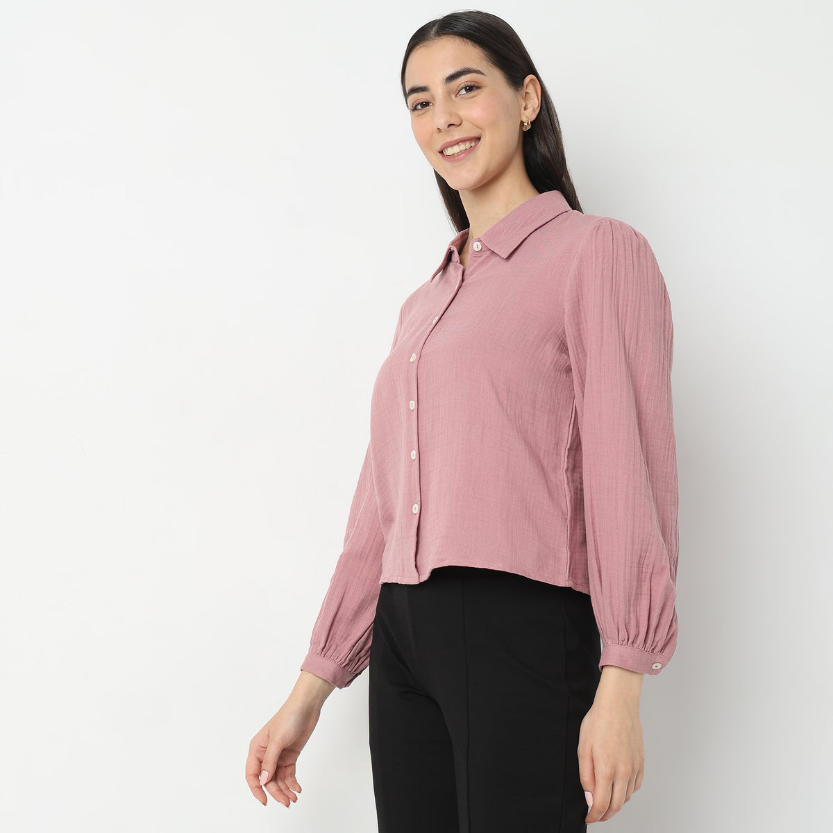 Regular Fit Solid Top