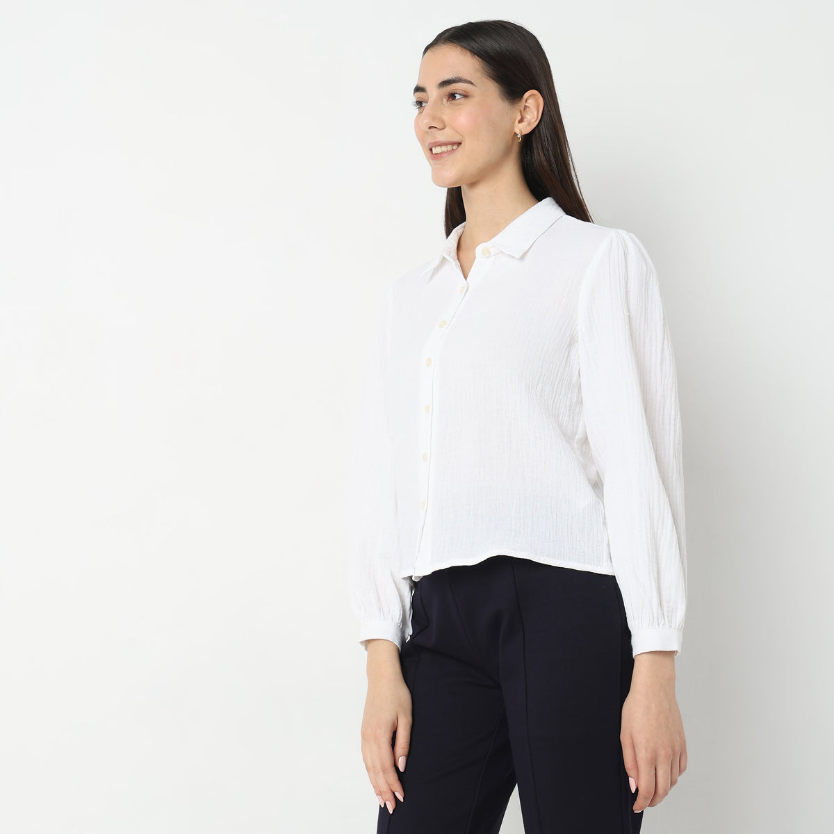 Regular Fit Solid Top