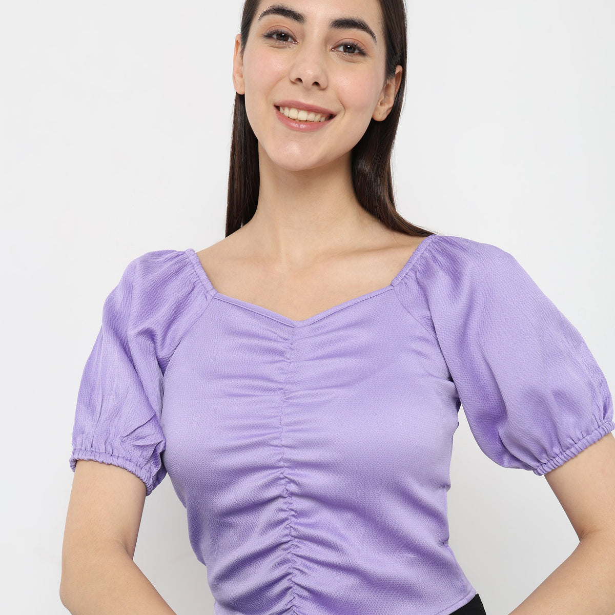 Regular Fit Solid Top