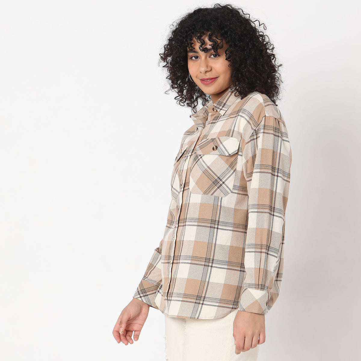 Regular Fit Checkered Shirt