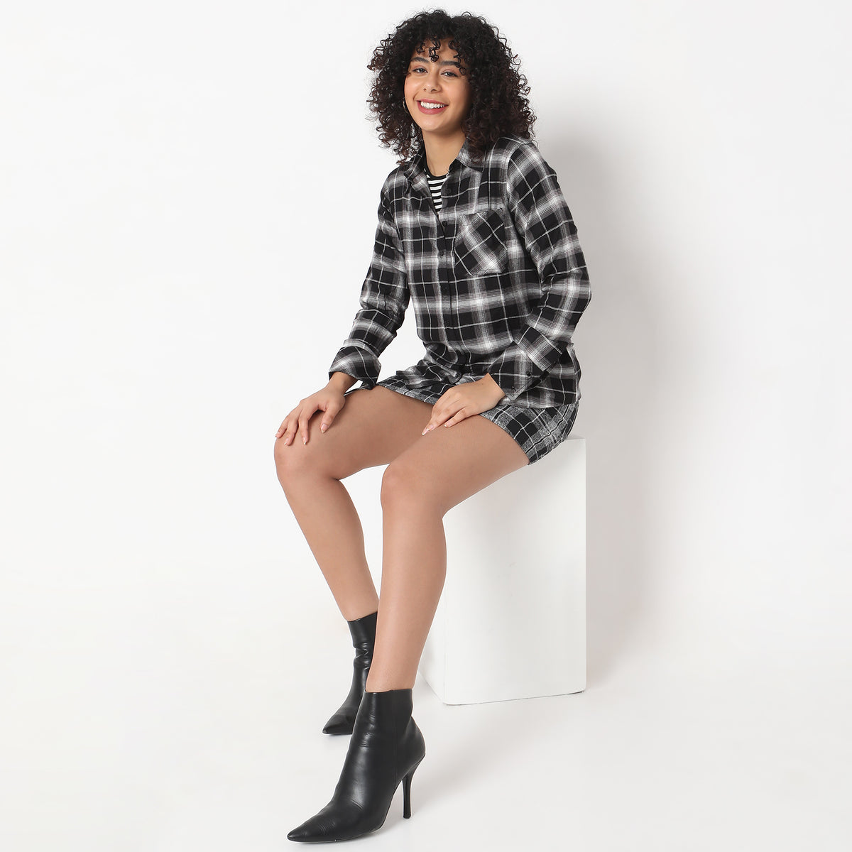 Regular Fit Checkered Shirt