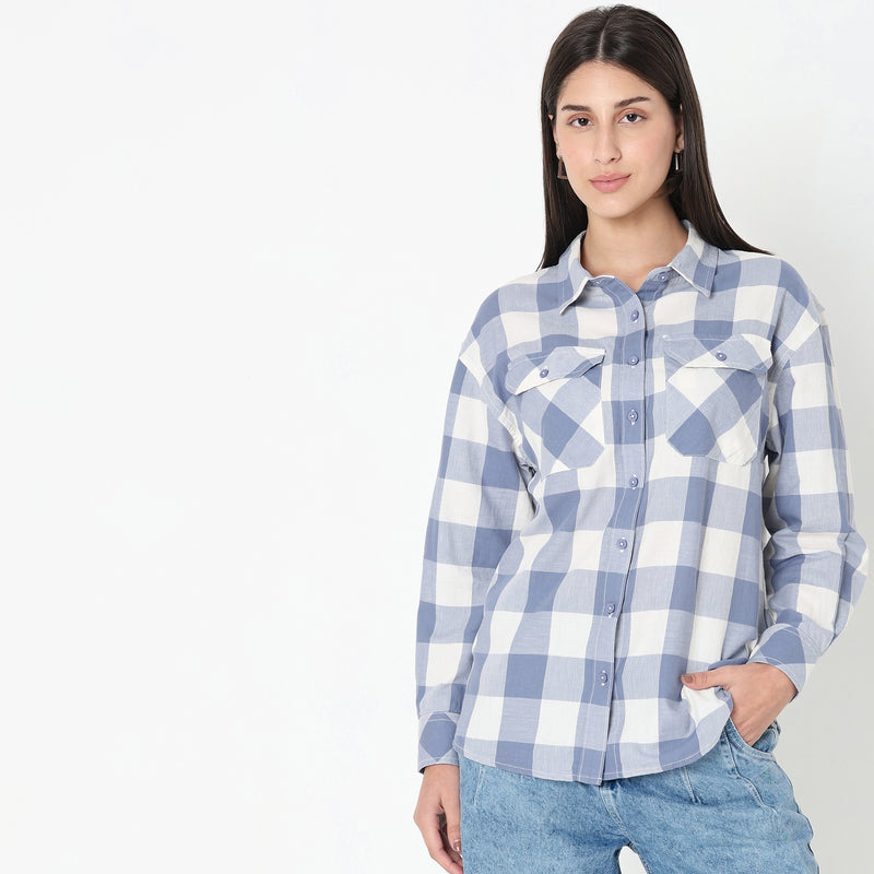 Regular Fit Checkered Shirt