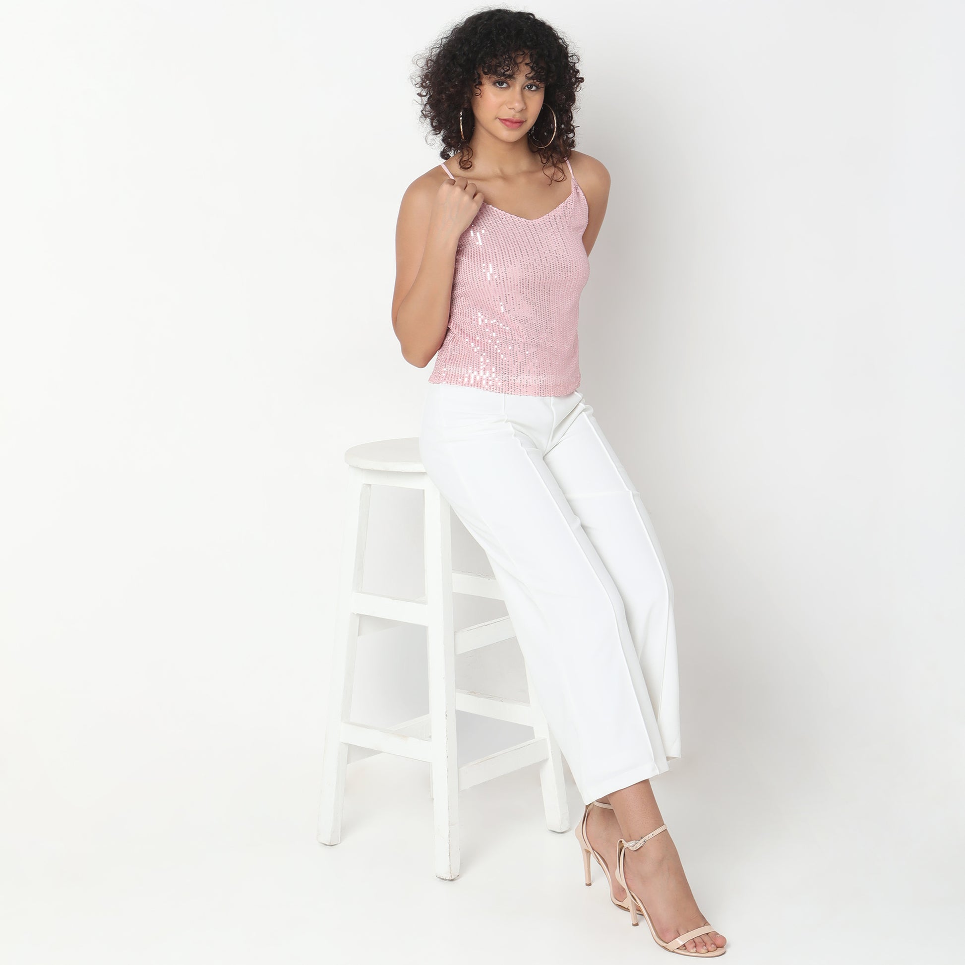 Slim Fit Embellished Top