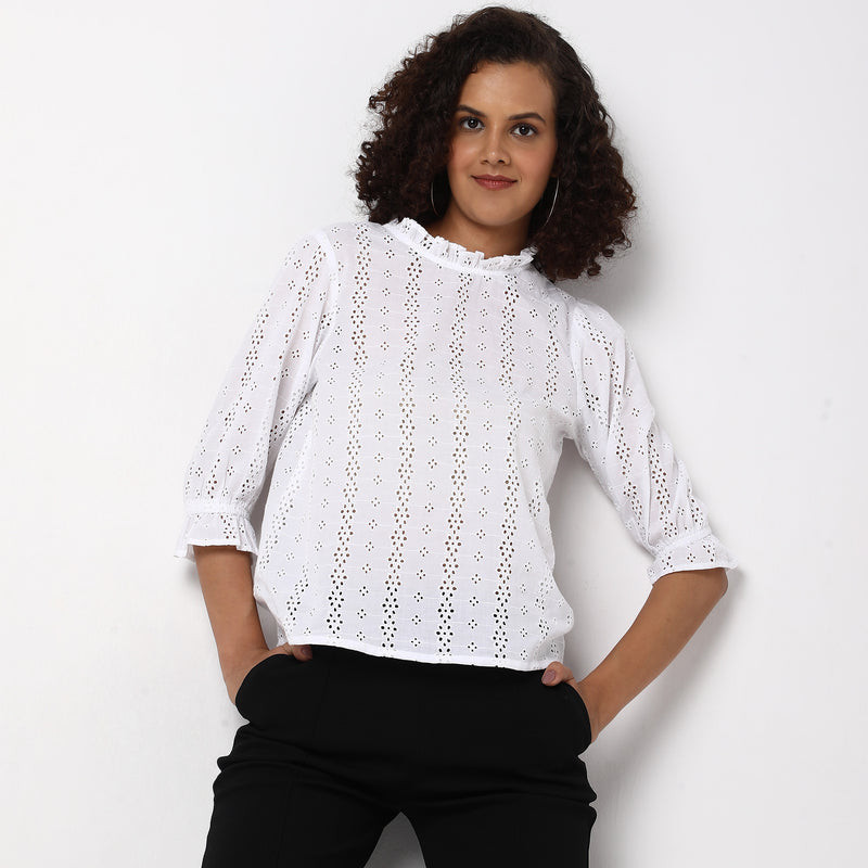 Regular Fit Schiffi Top