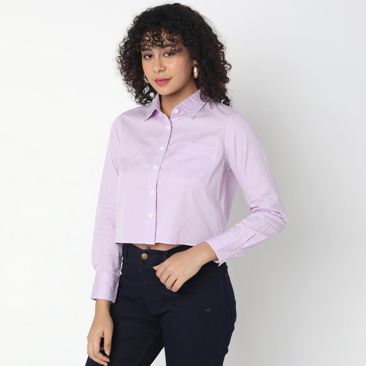 Regular Fit Solid Top