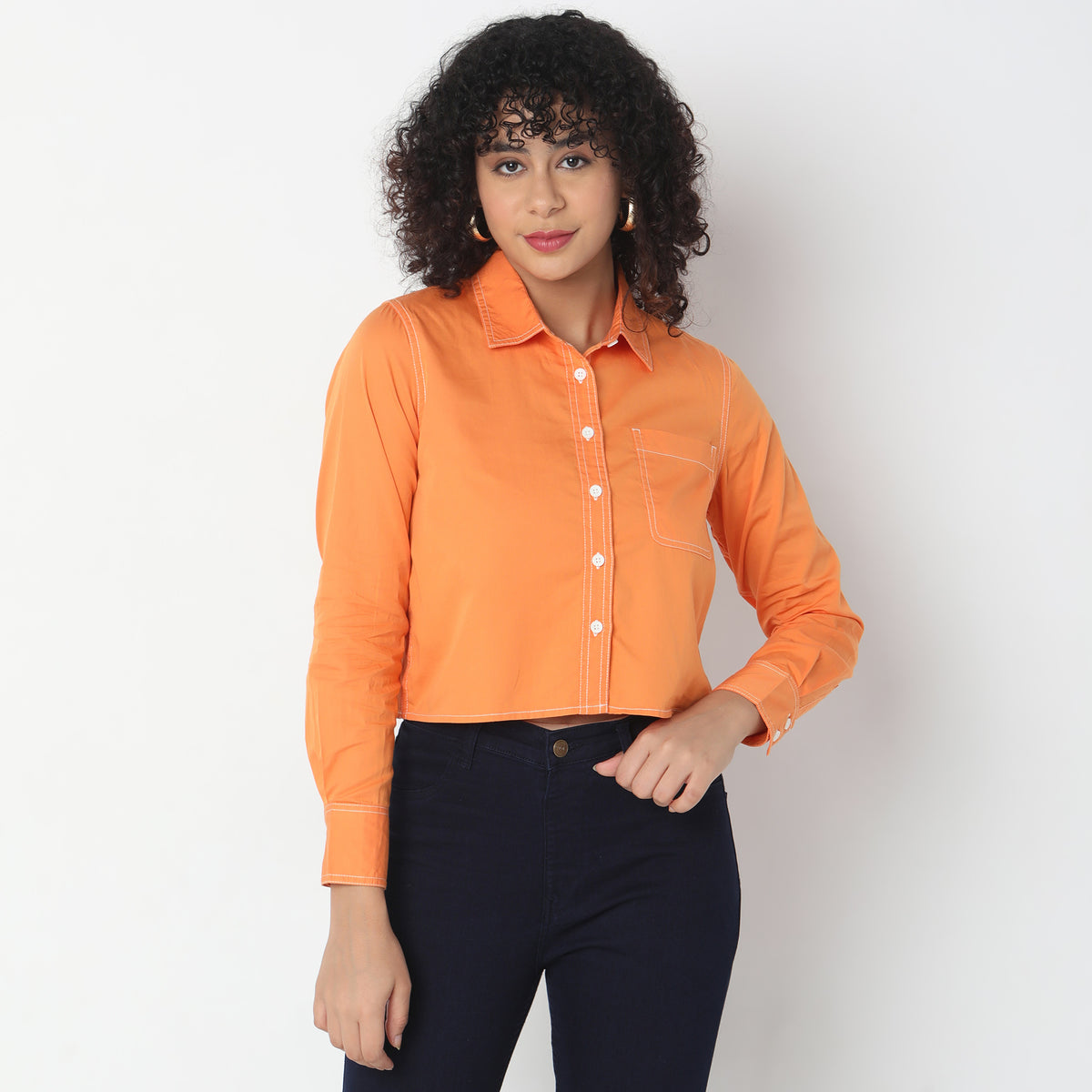 Regular Fit Solid Top