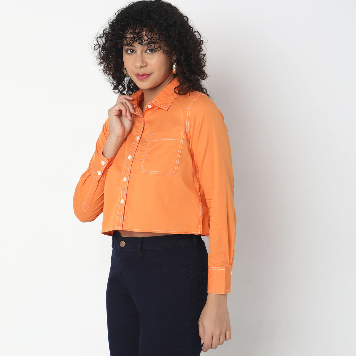 Regular Fit Solid Top