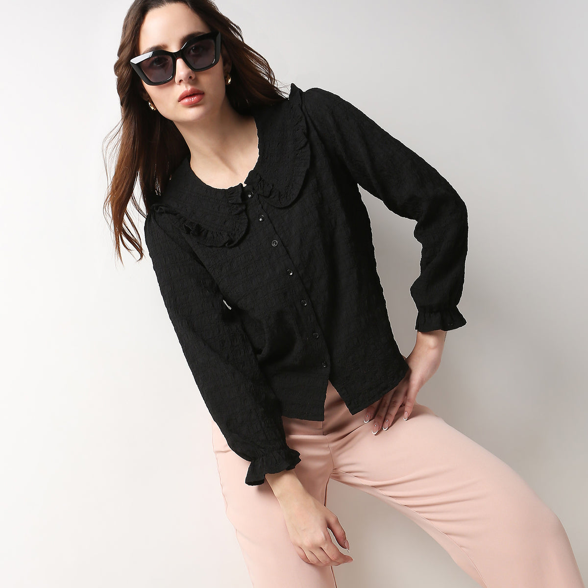 Regular Fit Solid Top