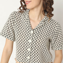 Regular Fit Lace Shirt