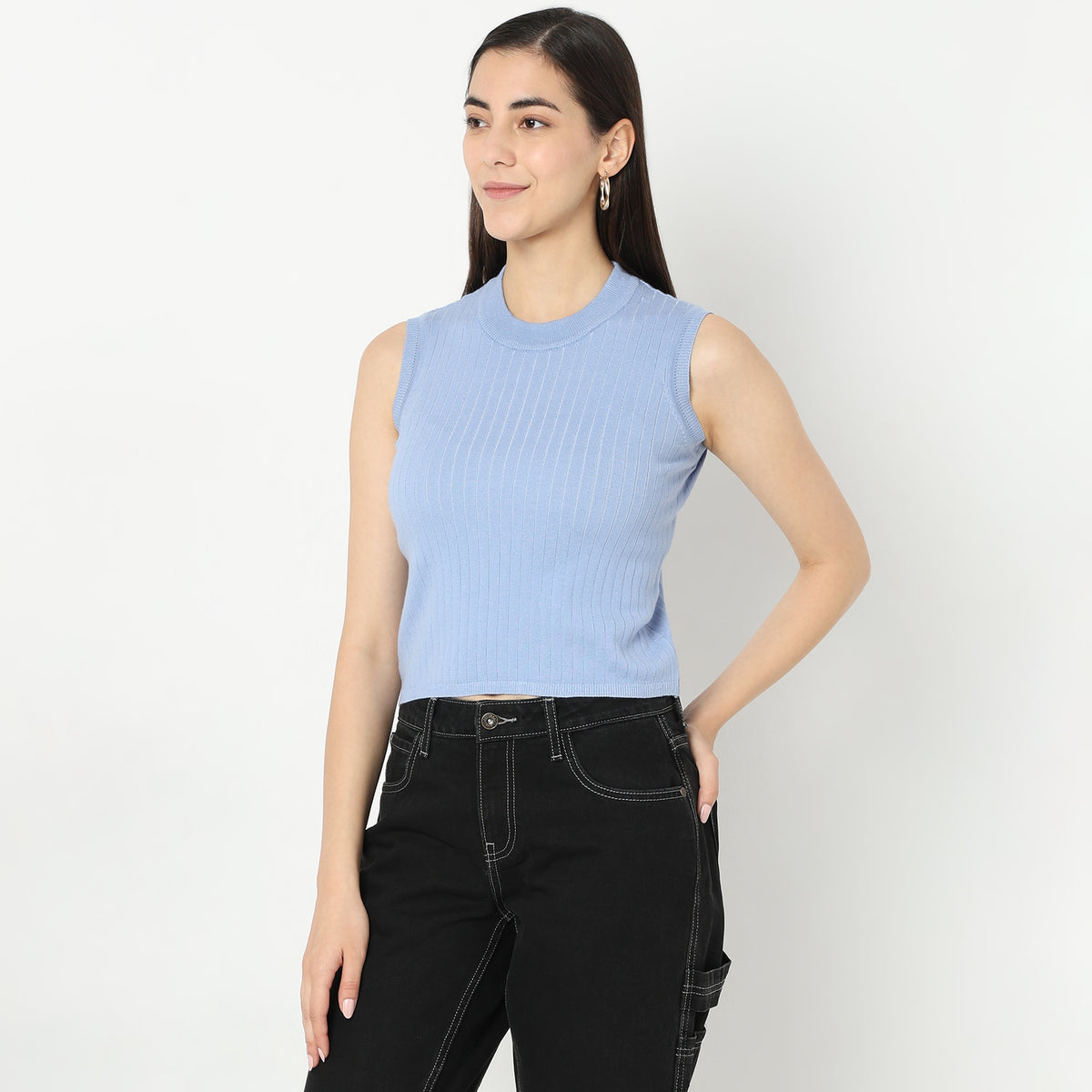 Regular Fit Solid T-Shirt