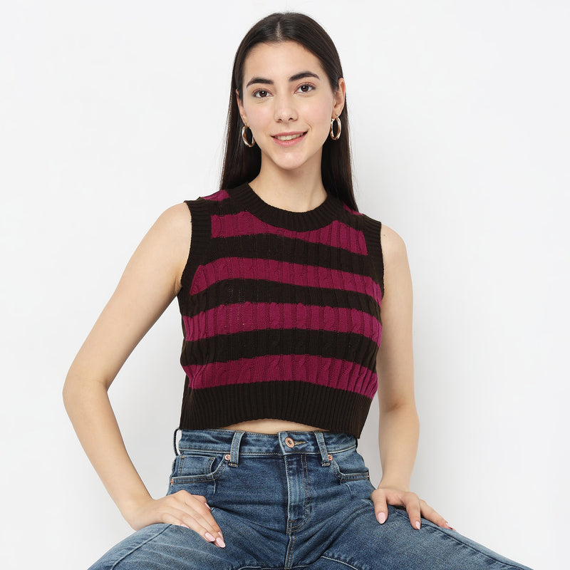 Regular Fit Striped Sweater