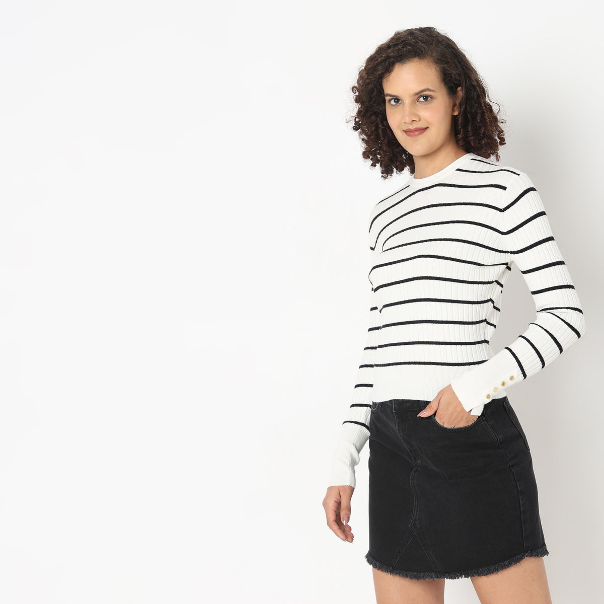 Regular Fit Striped T-Shirt