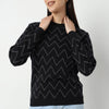 Regular Fit Chevron Sweater