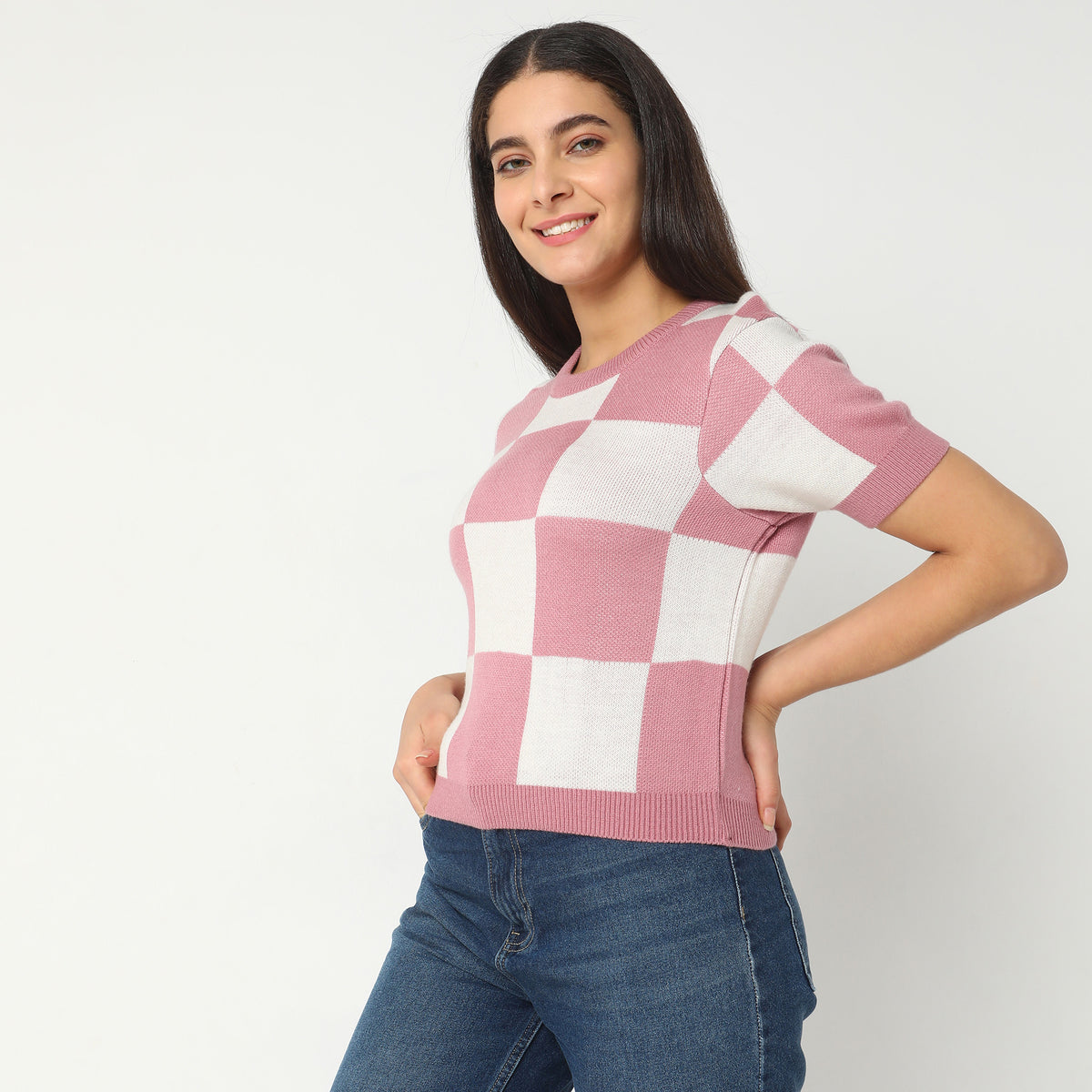 Regular Fit Jacquard Sweater