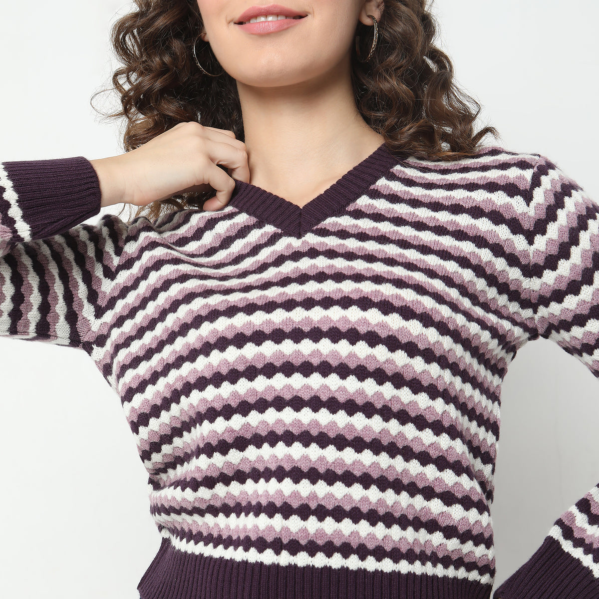 Regular Fit Jacquard Sweater