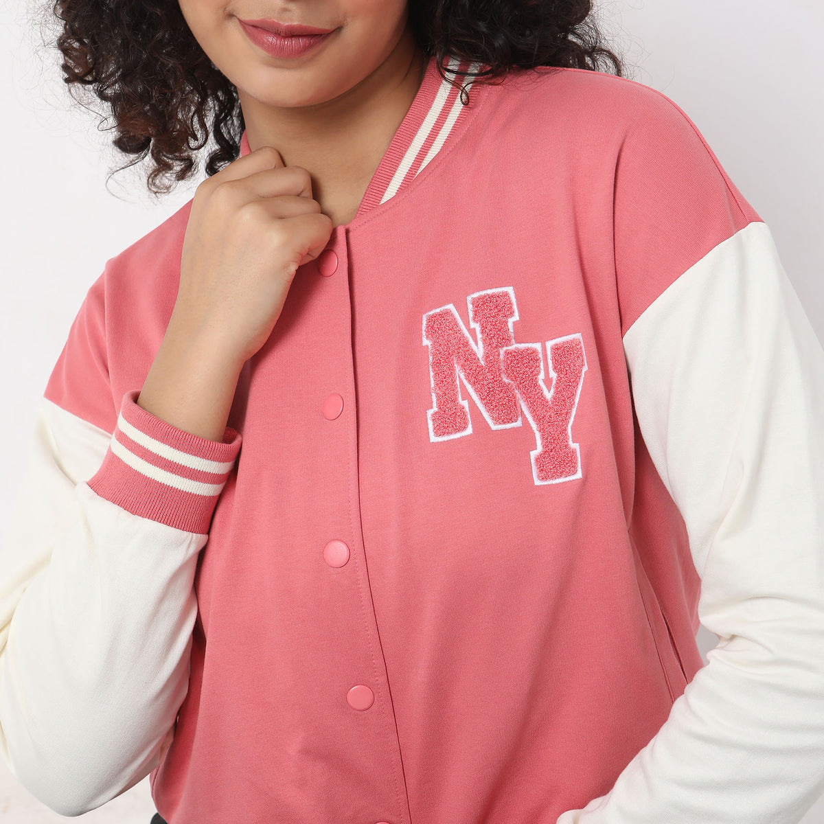 Regular Fit Embroidered Jacket