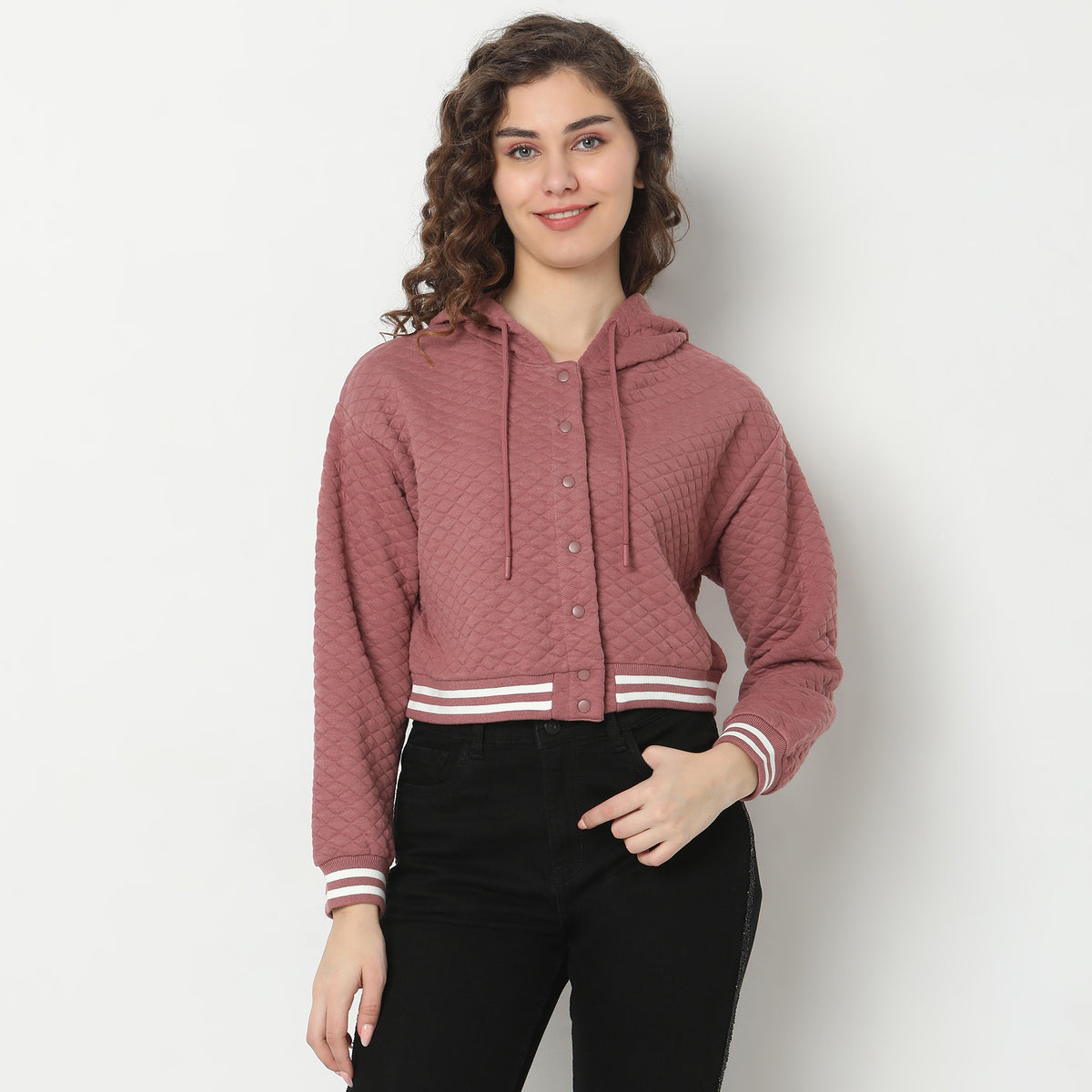 Oversize Quilted Sweatshirt