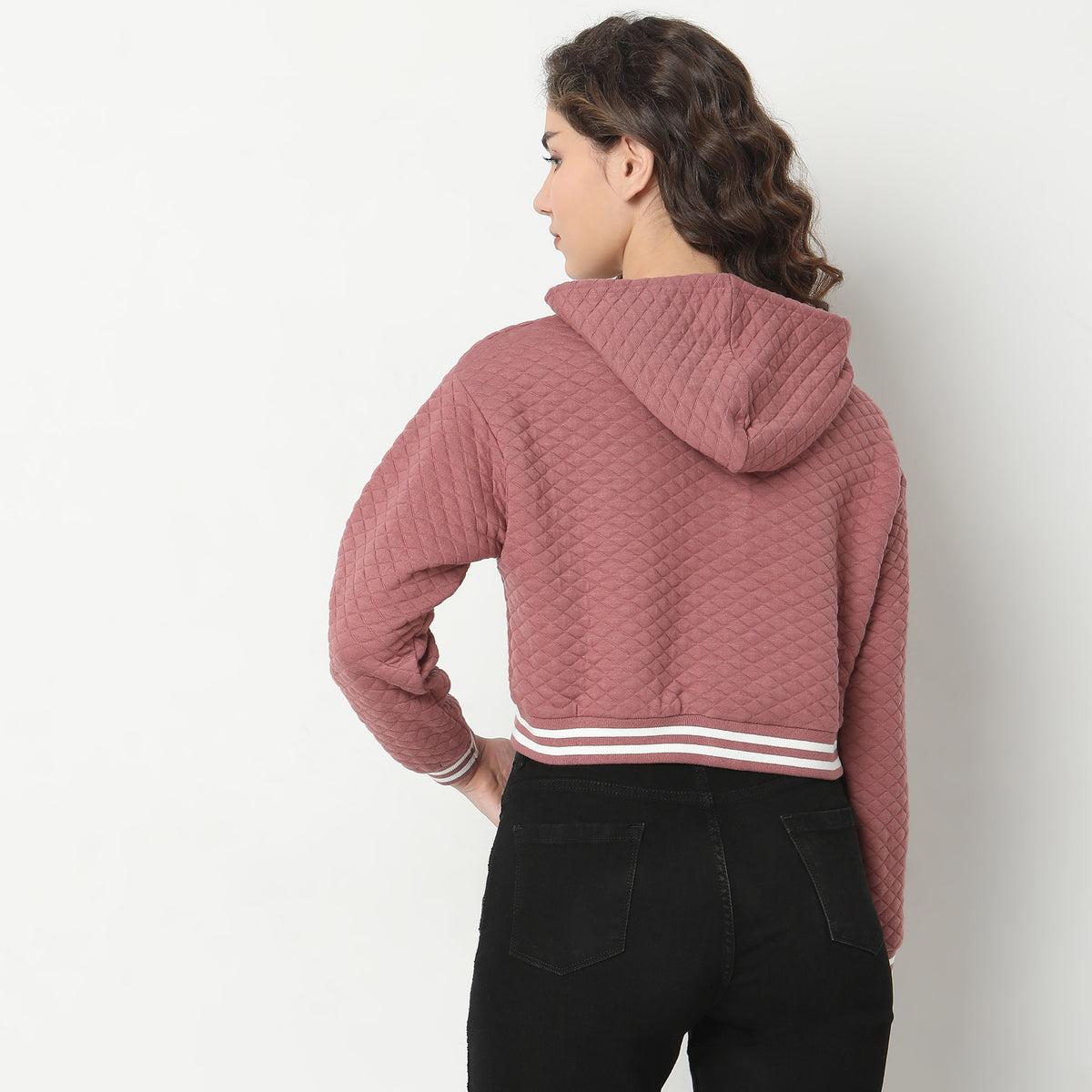 Oversize Quilted Sweatshirt