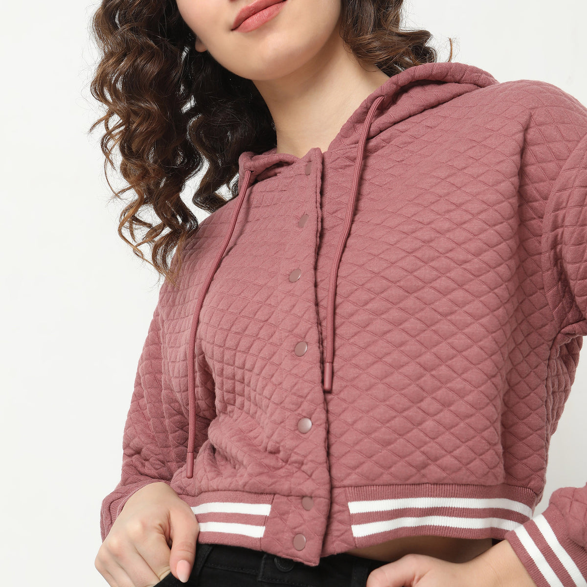 Oversize Quilted Sweatshirt