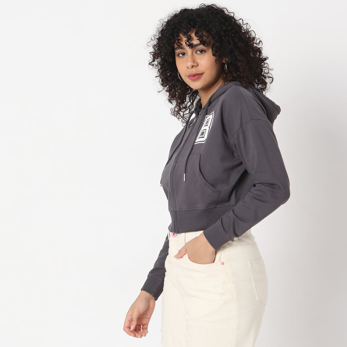 Regular Fit Solid Jacket