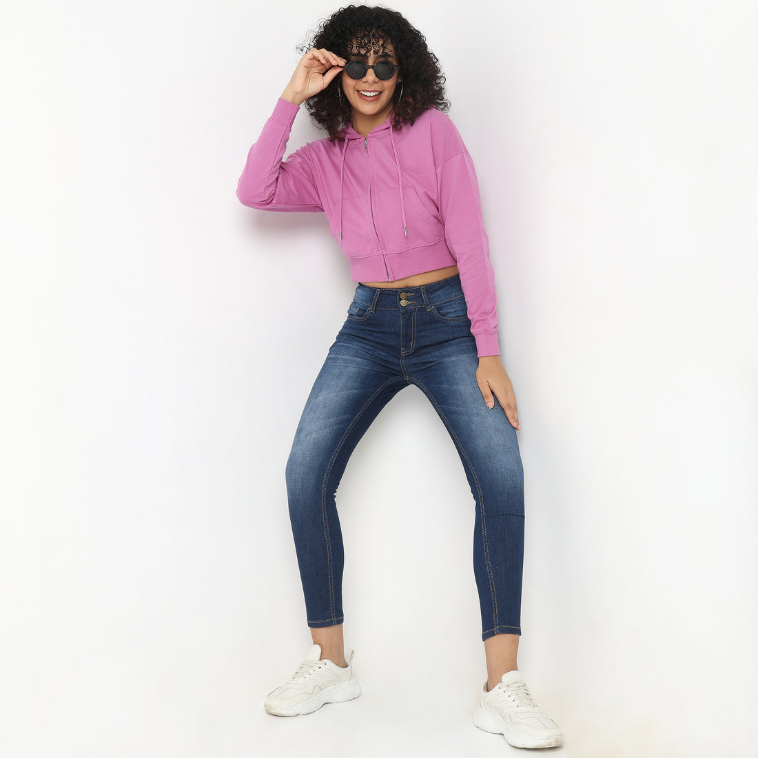 Regular Fit Solid Sweatshirts