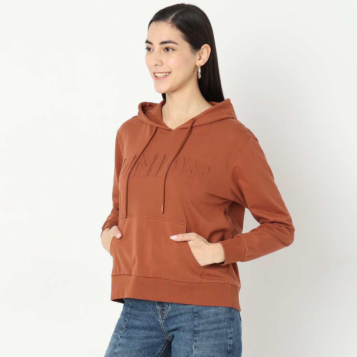 Oversize Solid Sweatshirt