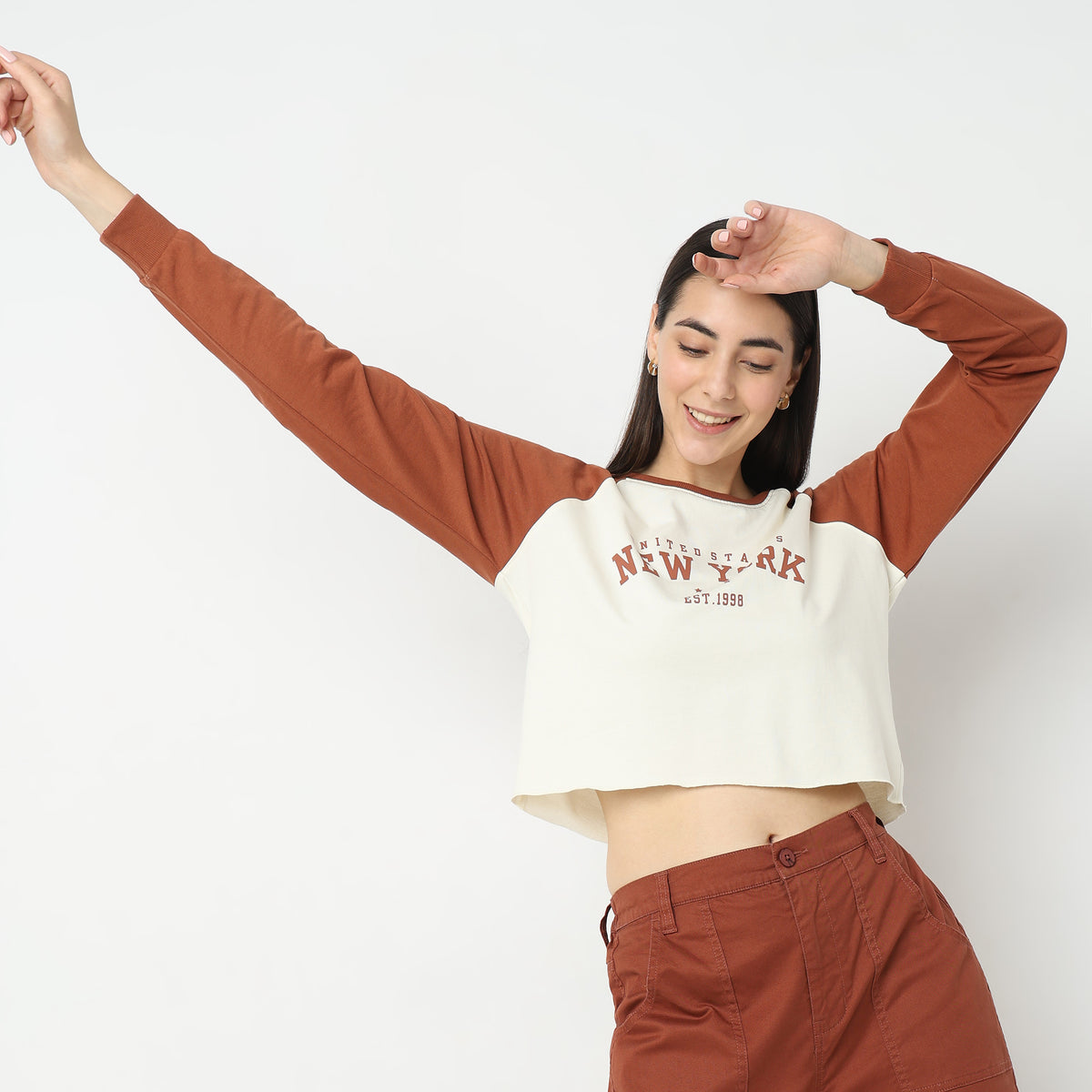 Boxy Fit Graphic Sweatshirt