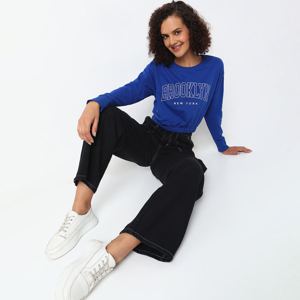 Regular Fit Graphic Sweatshirt