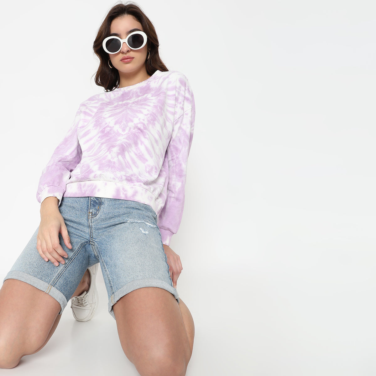 Oversize Printed Sweatshirt