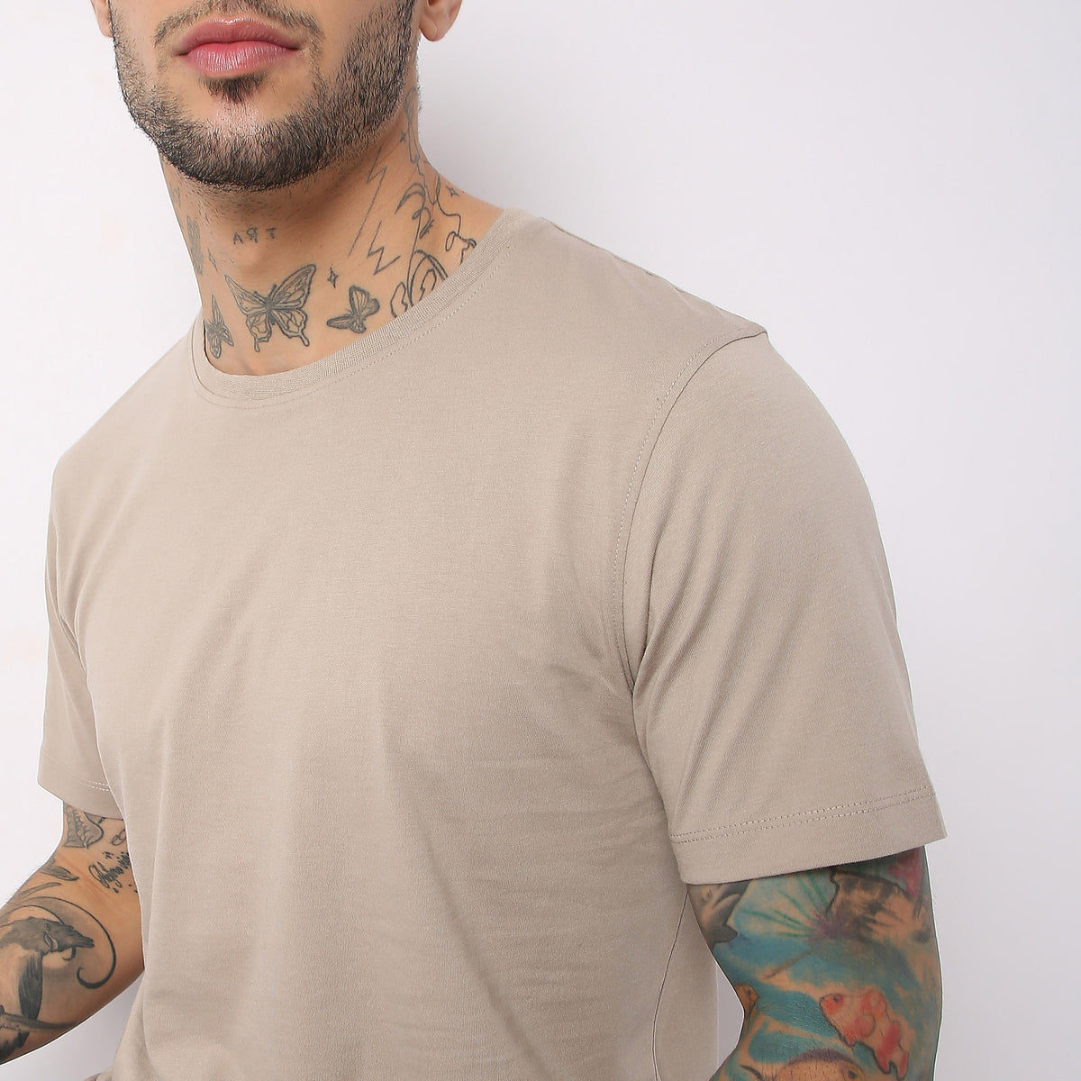 Regular Fit Solid T-Shirt