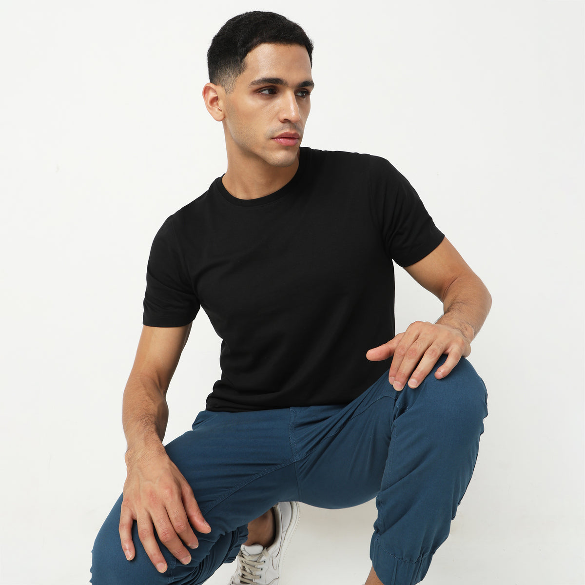 Regular Fit Solid T-Shirt