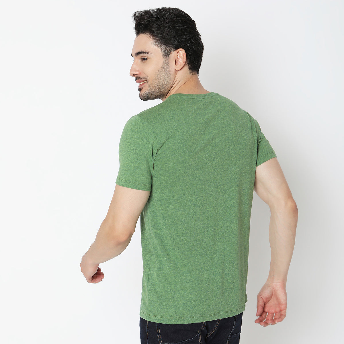 Regular Fit Solid T-Shirt