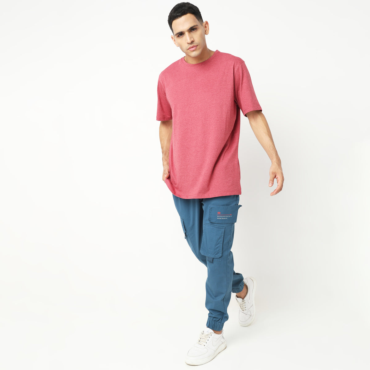 Regular Fit Solid T-Shirt