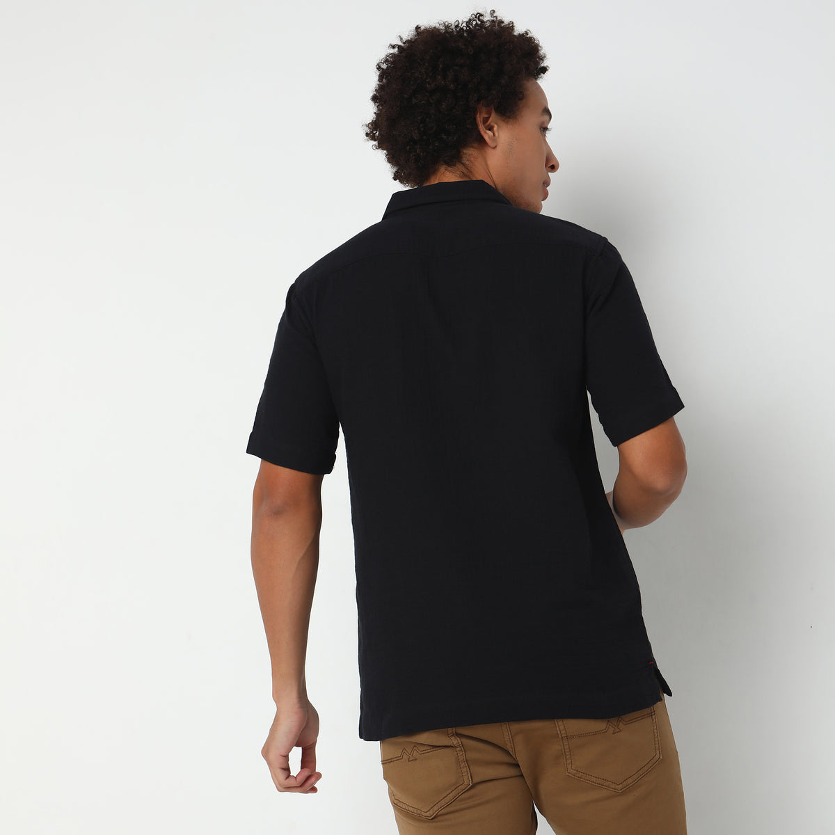 Regular Fit Solid T-Shirt