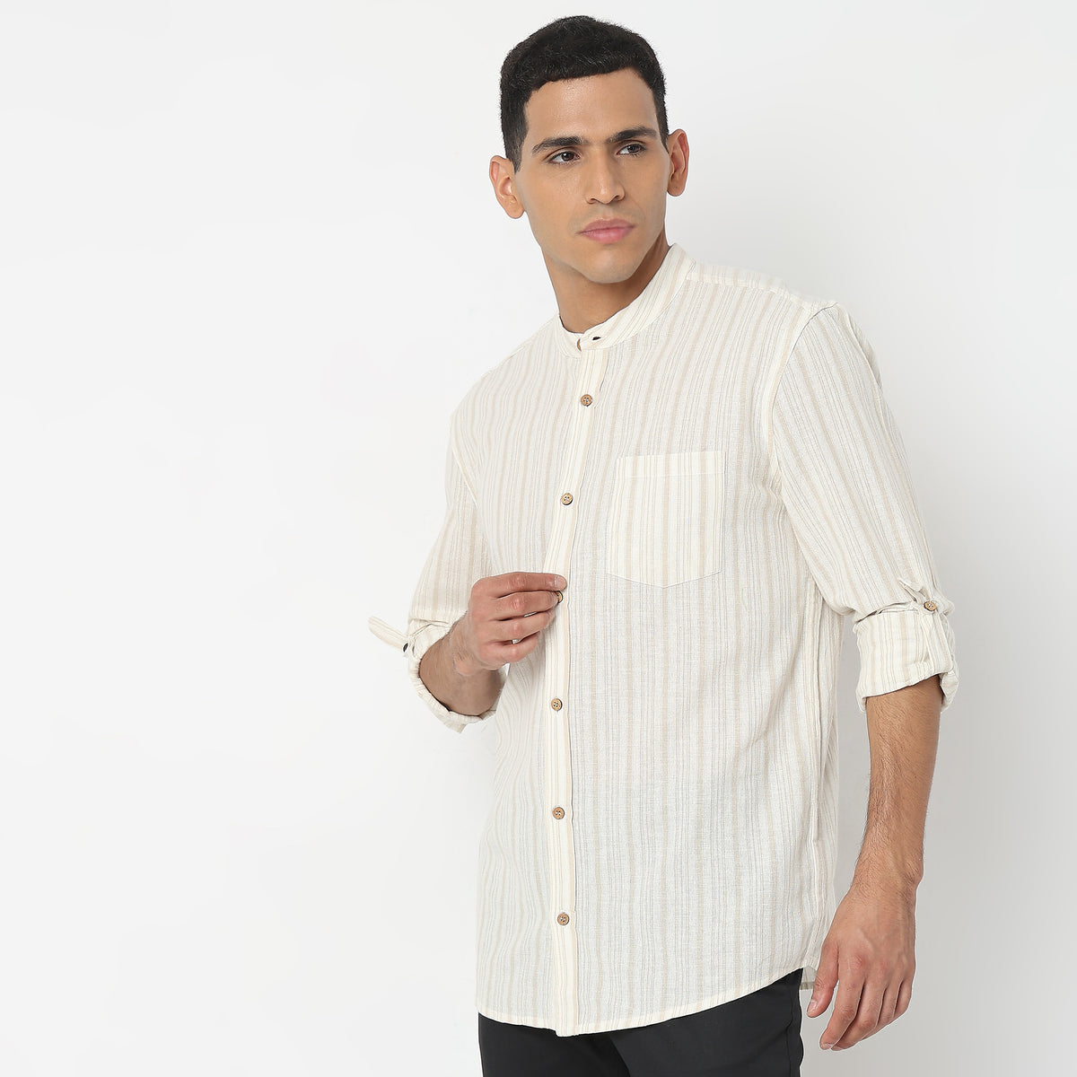 Regular Fit Striped Shirt